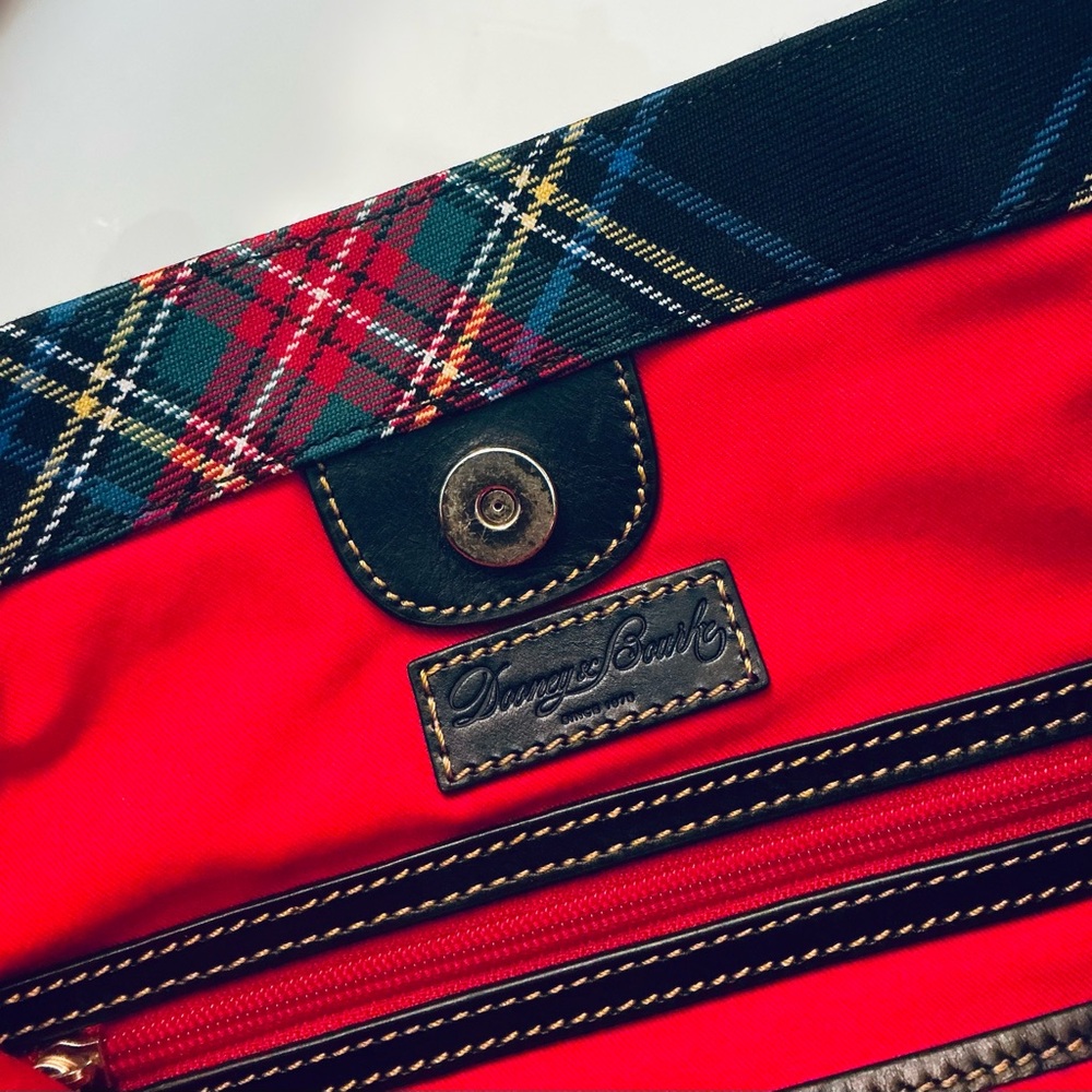 DOONEY & BOURKE, Women's Tartan Victoria Leather Tote Bag - Picture 9 of 16